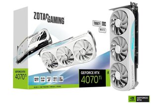 Zotac Gaming GeForce RTX 4070 Ti Trinity OC White Edition (ZT-D40710Q-10P) cena un informācija | Videokartes (GPU) | 220.lv