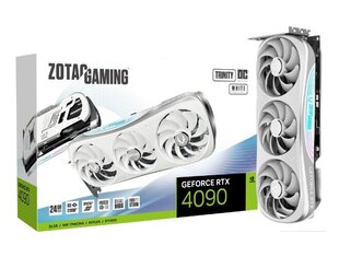 Zotac Gaming GeForce RTX 4090 Trinity OC White Edition (ZT-D40900Q-10P) cena un informācija | Videokartes (GPU) | 220.lv