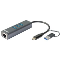 D-Link DUB-2332 цена и информация | Адаптеры и USB разветвители | 220.lv
