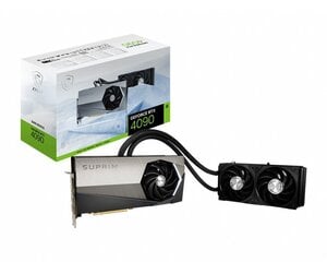 MSI GeForce RTX 4090 Suprim Liquid X 24G (V510-007R) cena un informācija | Videokartes (GPU) | 220.lv