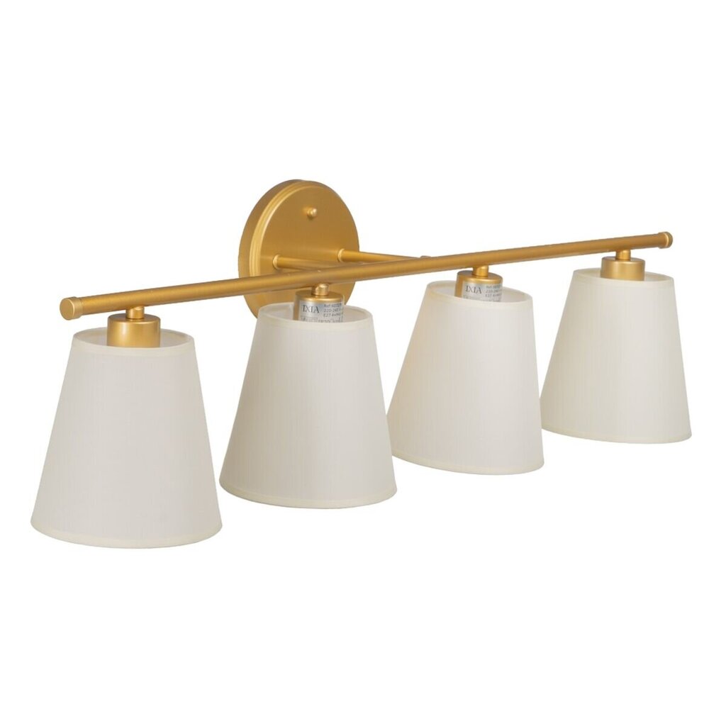 Sienas Lampa 82 x 20 x 25 cm Sintētiska Auduma Bronza Metāls Moderns cena un informācija | Sienas lampas | 220.lv