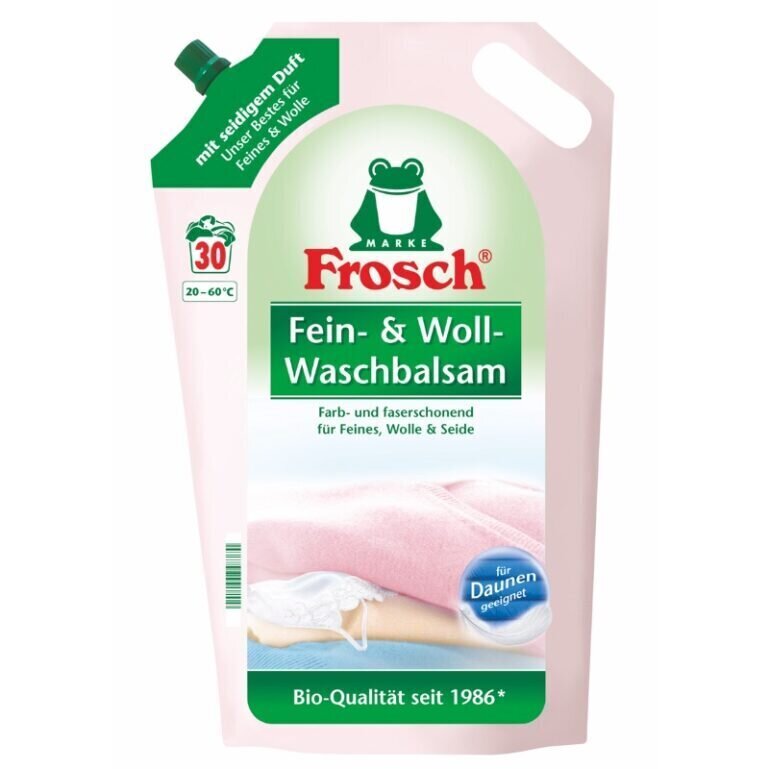 Frosch Fine&Wool mazgāšanas līdzeklis, 1800 ml cena un informācija | Veļas mazgāšanas līdzekļi | 220.lv