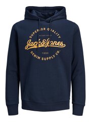 Мужская толстовка Jack & Jones 12236185*03, тёмно-синяя, 5715426226327 цена и информация | Мужские толстовки | 220.lv