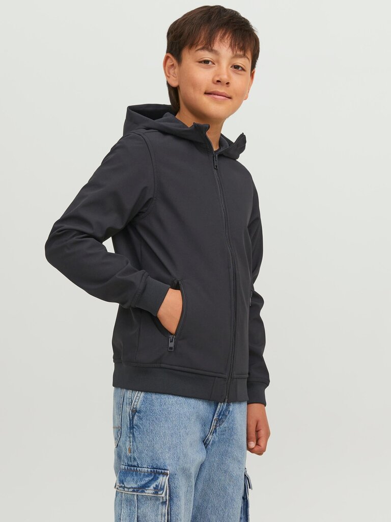 Jack & Jones bērnu jaka 12236738*01, melns 5715424835392 cena un informācija | Zēnu virsjakas | 220.lv