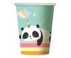 Papīra glāzītes Sapņojošā Panda, 266 ml, 24 gab. цена и информация | Vienreizējie trauki | 220.lv