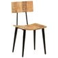 vidaXL ēdamistabas krēsli, 2 gab., 44x40x80 cm, mango masīvkoks cena un informācija | Virtuves un ēdamistabas krēsli | 220.lv