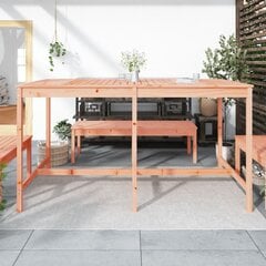 vidaXL dārza galds, 203,5x90x110 cm, Duglasa egles masīvkoks kaina ir informacija | Dārza galdi | 220.lv