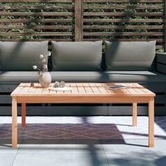 vidaXL dārza galds, 121x82,5x45 cm, Duglasa egles masīvkoks cena un informācija | Dārza galdi | 220.lv