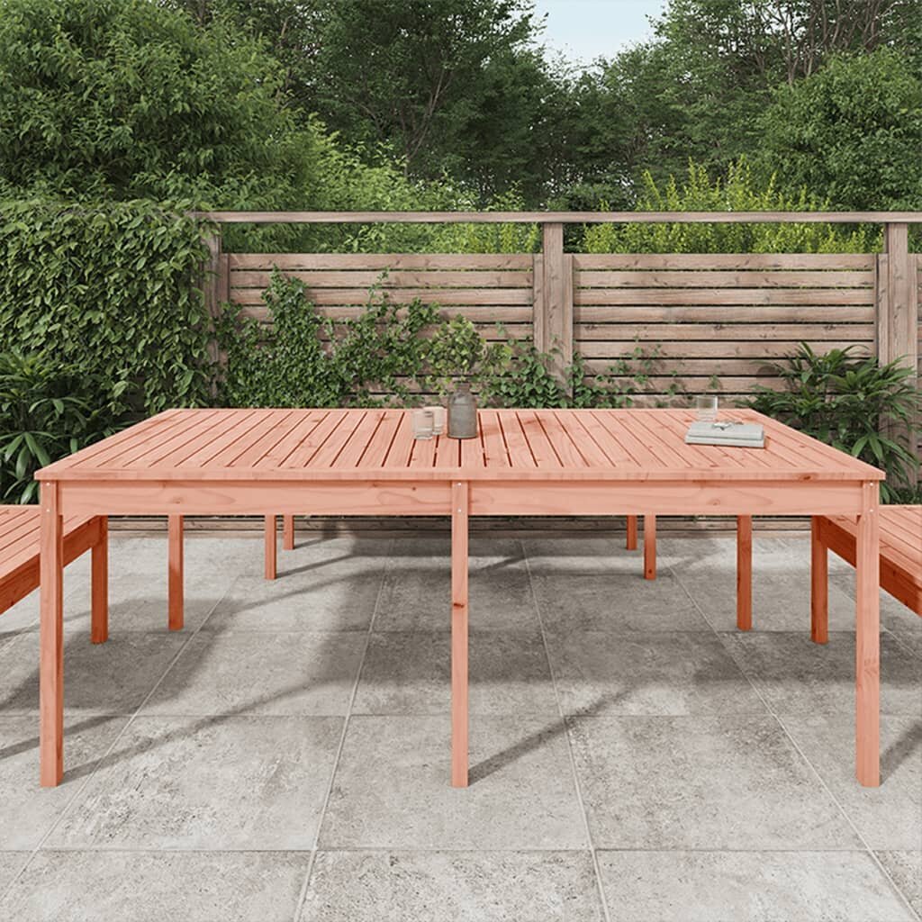 vidaXL dārza galds, 203,5x100x76 cm, Duglasa egles masīvkoks cena un informācija | Dārza galdi | 220.lv