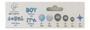 Набор воздушных шаров «Это мальчик», 45 шт., синий цена и информация | Шарики | 220.lv