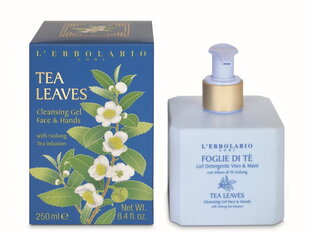 Attīrošana sejas un roku želėja L`Erbolario TEA LEAVES CLEANSING GEL FACE HANDS, 250 ml cena un informācija | Ziepes | 220.lv