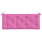 vidaXL dārza sola matracis, 120x50x7 cm, audums, rozā cena un informācija | Krēslu paliktņi | 220.lv
