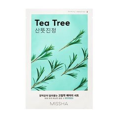 Missha nomierinoša auduma maska ​​"Tea Tree", 19 g цена и информация | Маски для лица, патчи для глаз | 220.lv