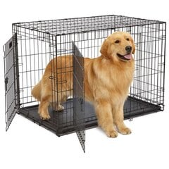 Būris suņiem – Dog Fantasy Folding Dog Crate, 122x76x81 cm cena un informācija | Transportēšanas būri, somas | 220.lv