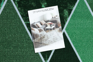Neslīdošs paklājs TRÓJKÄTY trīsstūri, zaļš 57cm cena un informācija | Paklāji | 220.lv