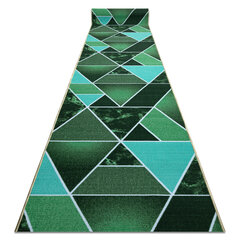 Neslīdošs paklājs TRÓJKÄTY trīsstūri, zaļš 80cm cena un informācija | Paklāji | 220.lv