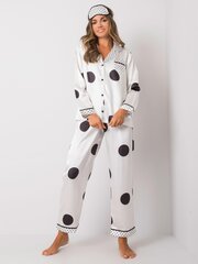 Pidžamas komplekts, balts un melns cena un informācija | Naktskrekli, pidžamas | 220.lv