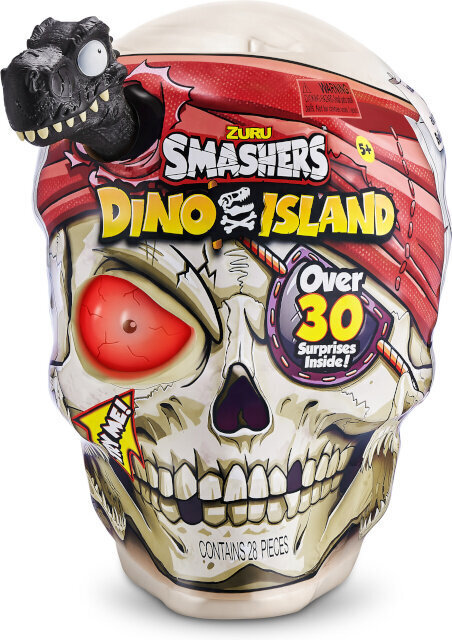 Pirāta galvaskauss ar 30 pārsteigumiem Zuru Smashers Dino Island cena un informācija | Rotaļlietas zēniem | 220.lv