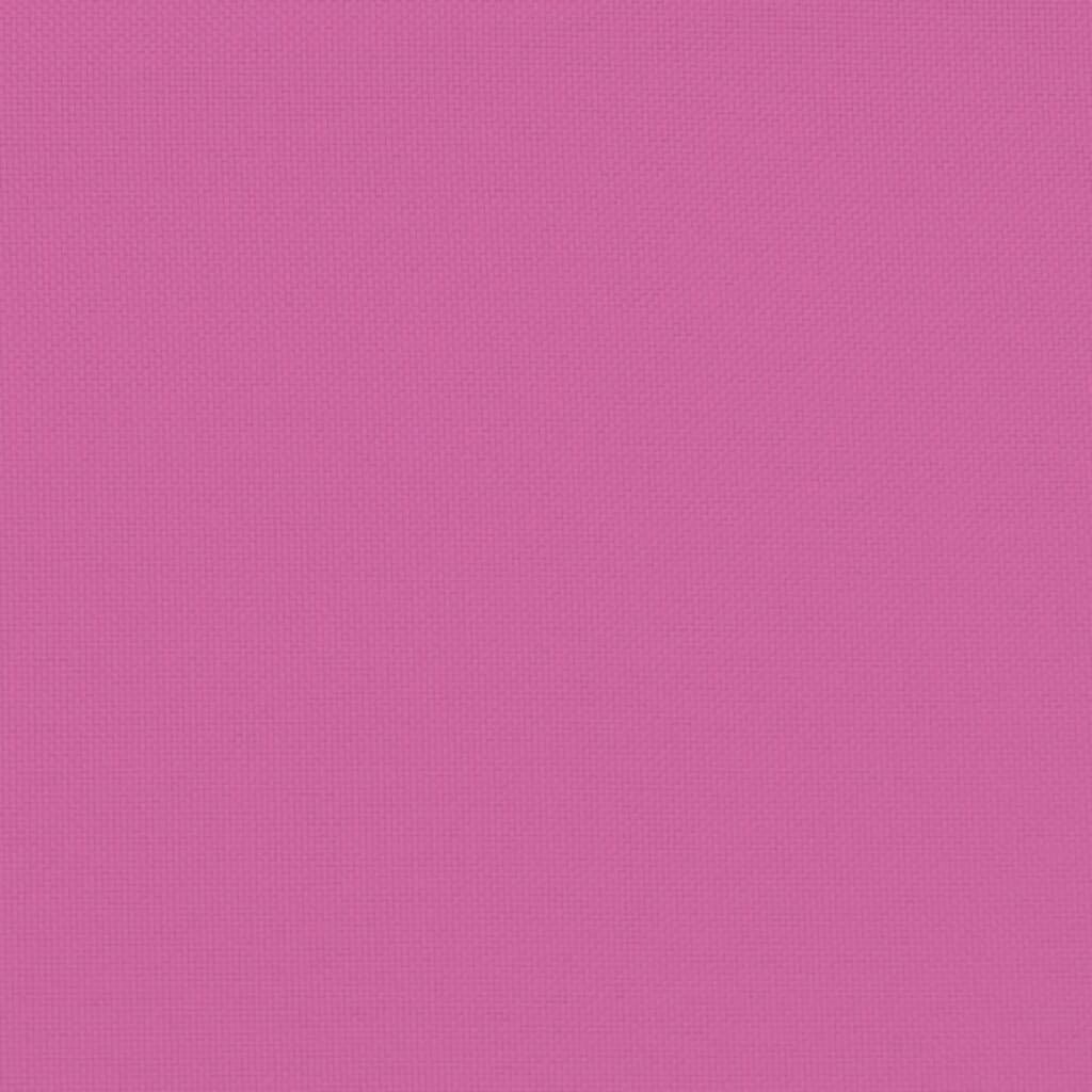 vidaXL dārza sola matrači, 2 gab., 120x50x7 cm, audums, rozā cena un informācija | Krēslu paliktņi | 220.lv