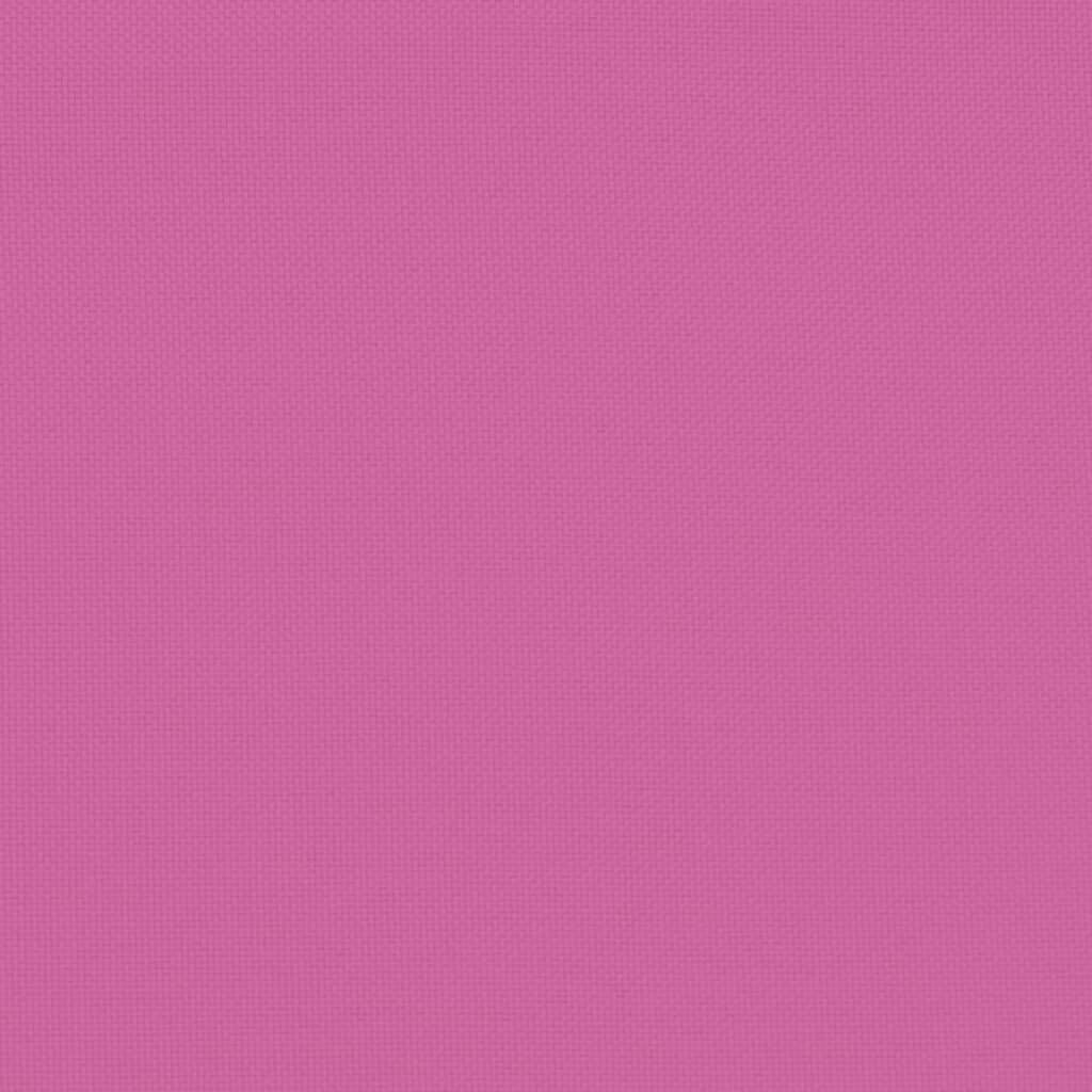 vidaXL palešu mēbeļu spilvens, 80x80x12 cm, audums, rozā цена и информация | Krēslu paliktņi | 220.lv