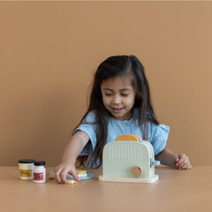 Koka bērnu tosteris ar piederumiem Little Dutch cena un informācija | Rotaļlietas meitenēm | 220.lv
