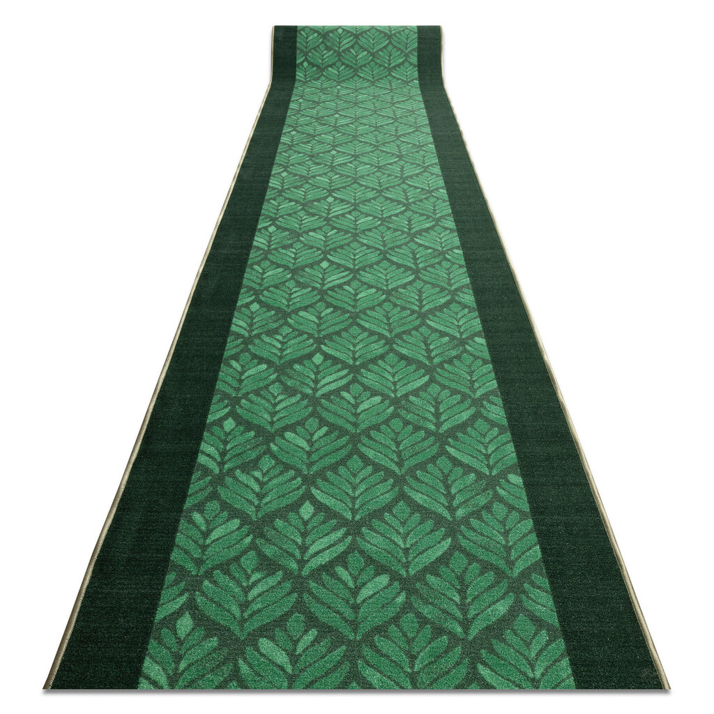 Neslīdošs paklājs LIŚCIE zaļš 67cm цена и информация | Paklāji | 220.lv