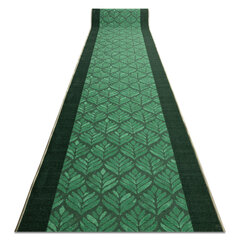 Neslīdošs paklājs LIŚCIE zaļš 120cm cena un informācija | Paklāji | 220.lv