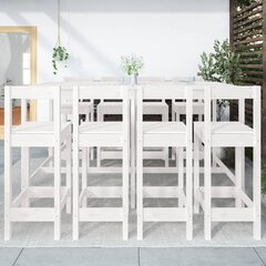 Комплект садовой мебели для бистро, 3 части, алюминий, белый цена и информация | Комплекты уличной мебели | 220.lv