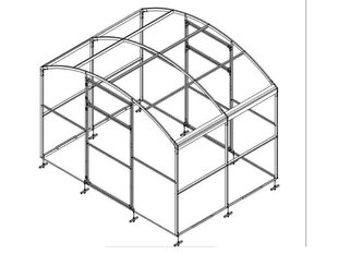 Siltumnīca 2.75x6 m GARDENER Comfort 4mm cena un informācija | Siltumnīcas | 220.lv