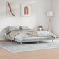 vidaXL gultas rāmis, betona pelēks, 120x200 cm, inženierijas koks cena un informācija | Gultas | 220.lv