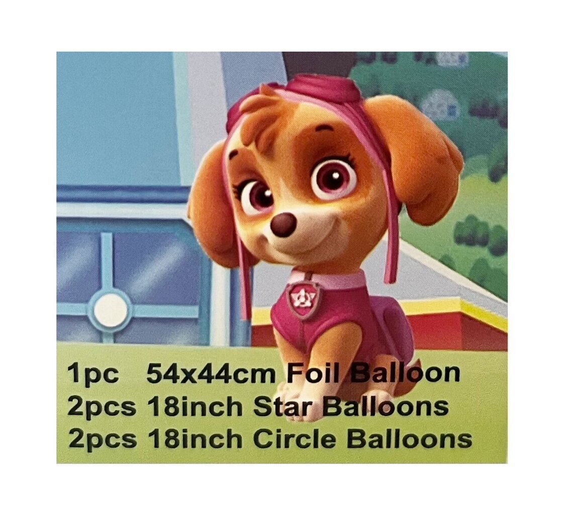Balonu komplekts "Ķepu patruļa- Skye" цена и информация | Baloni | 220.lv