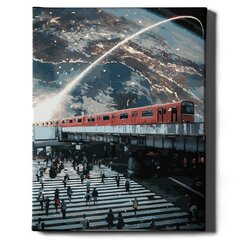 Картина по номерам "Космическое путешествие" Oh Art! 40x50 см цена и информация | Живопись по номерам | 220.lv