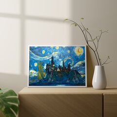 Картина по номерам "Ночь Ван Гога" Oh Art! 40x50 см цена и информация | Живопись по номерам | 220.lv