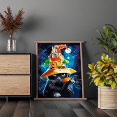 Картина по номерам "Кот-волшебник" Oh Art! 40x50 см цена и информация | Живопись по номерам | 220.lv