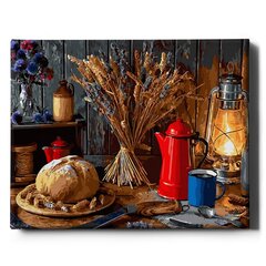 Glezna pēc numuriem, ierāmēta "Garda maize" Oh Art! 40x50 cm цена и информация | Живопись по номерам | 220.lv