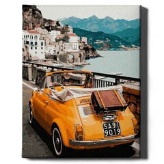 Картина по номерам "Авто на набережной" Oh Art! 40x50 см цена и информация | Живопись по номерам | 220.lv