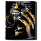 Glezna pēc numuriem ar zelta spīdumu krāsu, ierāmēta "Zelta rotaslietas" Oh Art! 40x50 cm цена и информация | Gleznas pēc numuriem | 220.lv