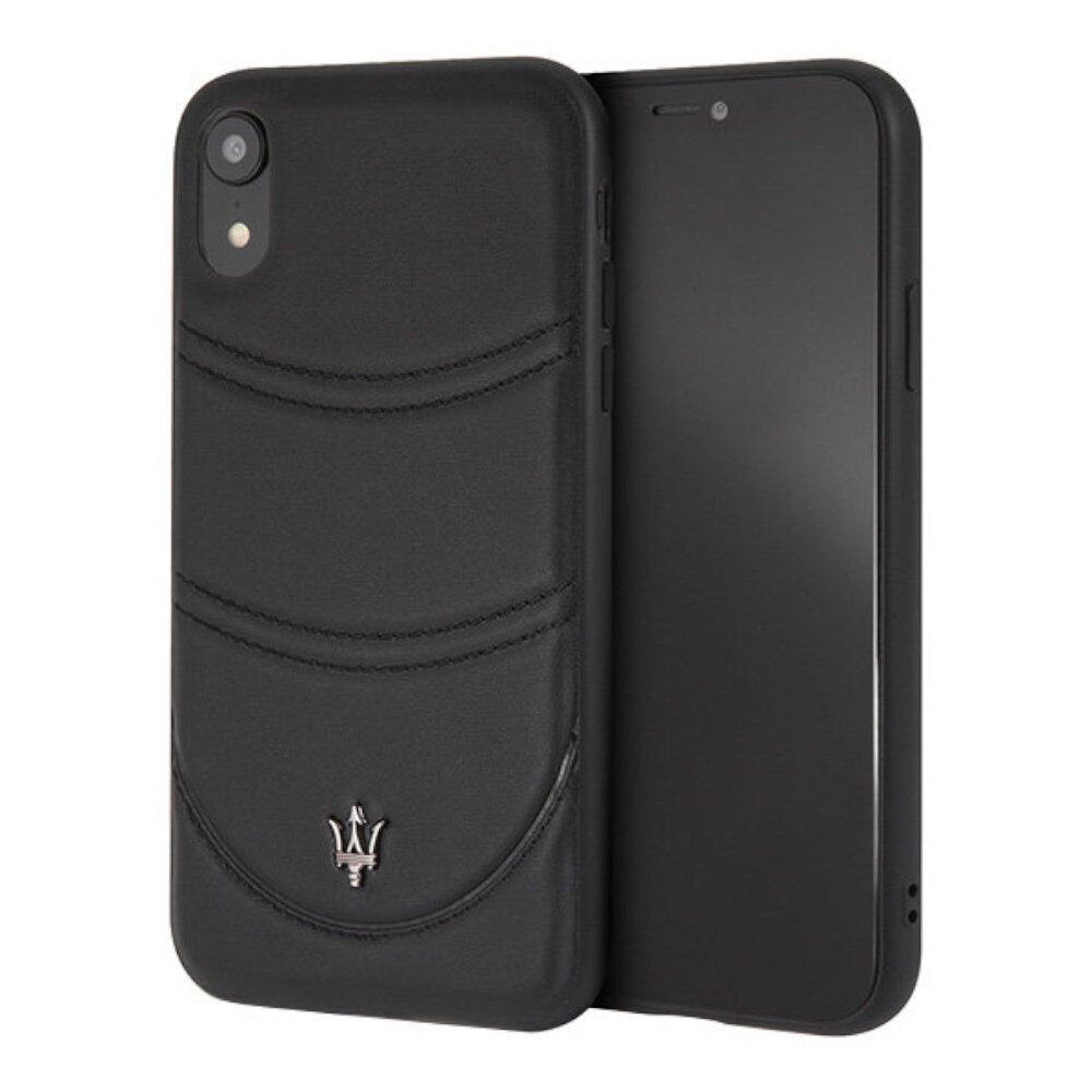 Apple iphone XR ādas telefona vāciņš no Maserati цена и информация | Telefonu vāciņi, maciņi | 220.lv