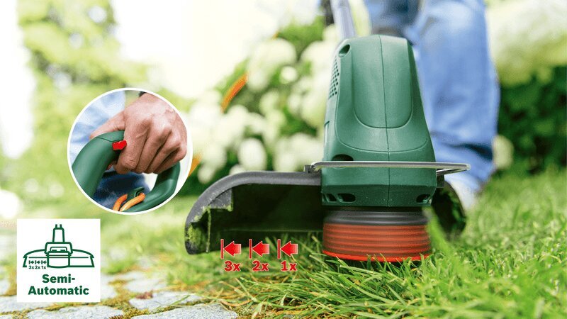 Zāliena trimeris Easy GrassCut 23 Bosch 06008C1H01 cena un informācija | Trimmeri, krūmgrieži | 220.lv