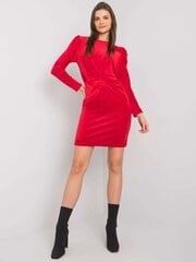 ellara rue paris красное велюровое платье цена и информация | Платья | 220.lv