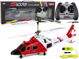 SYMA S111G tālvadības helikopters, sarkans cena un informācija | Rotaļlietas zēniem | 220.lv