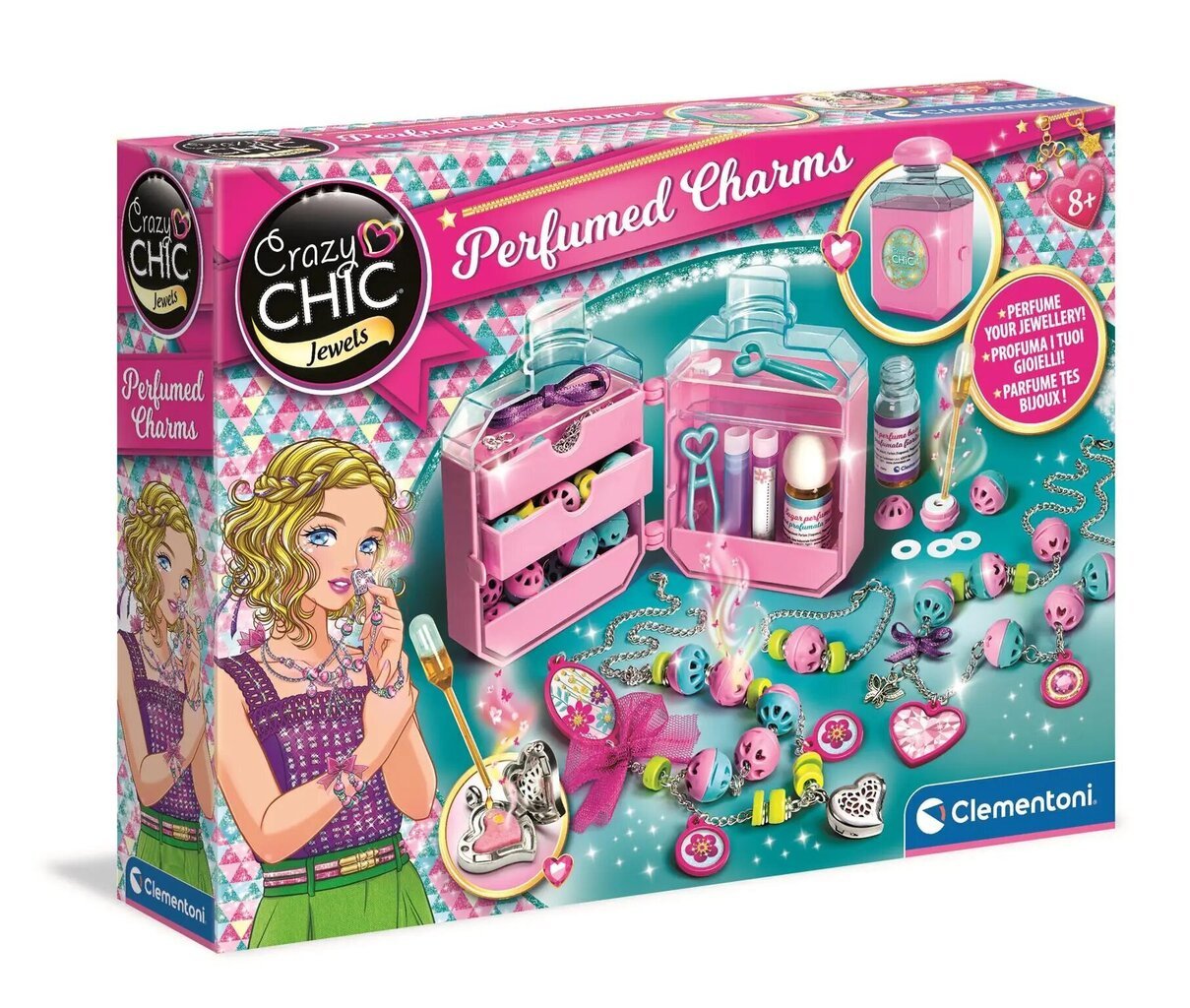 Clementoni Crazy Chic juvelierizstrādājumu veidošanas komplekts цена и информация | Rotaļlietas meitenēm | 220.lv