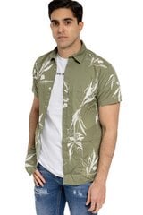 Рубашка JACK&JONES 12227680OILGREEN-L, зеленая цена и информация | Мужские рубашки | 220.lv