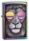 Zippo šķiltavas 151CI407606 Lion in Sunglasses cena un informācija | Šķiltavas un aksesuāri | 220.lv