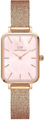 Sieviešu rokas pulkstenis Daniel Wellington DW00100510, rozā zelts, 20x26mm cena un informācija | Sieviešu pulksteņi | 220.lv