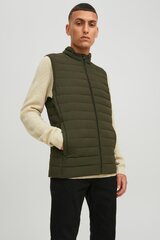 Жилет JACK&JONES 12211132ROSIN-M, зеленый цена и информация | Мужские жилетки | 220.lv