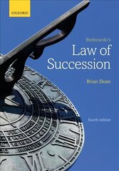 Borkowski's Law of Succession 4th Revised edition cena un informācija | Ekonomikas grāmatas | 220.lv