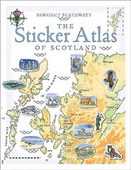 Sticker Atlas of Scotland цена и информация | Книги для самых маленьких | 220.lv