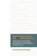 Risk Communication and Miscommunication: Case Studies in Science, Technology, Engineering, Government, and Community Organizations цена и информация | Книги по социальным наукам | 220.lv