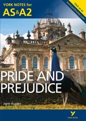 Pride and Prejudice: York Notes for AS & A2 cena un informācija | Vēstures grāmatas | 220.lv